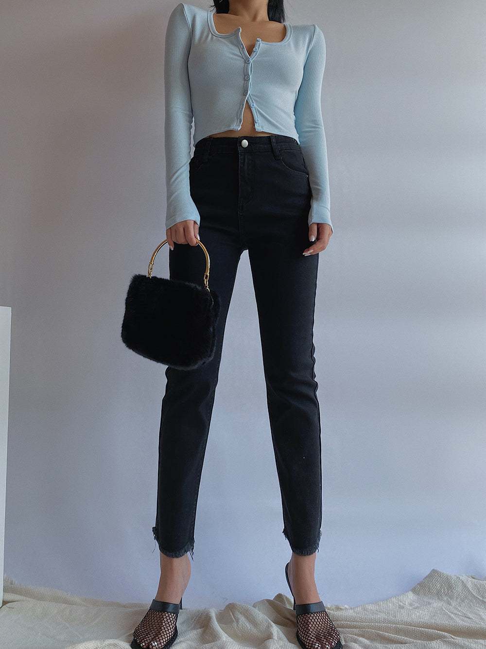 Women's High Waist Slim Slimming Stretch Jeans