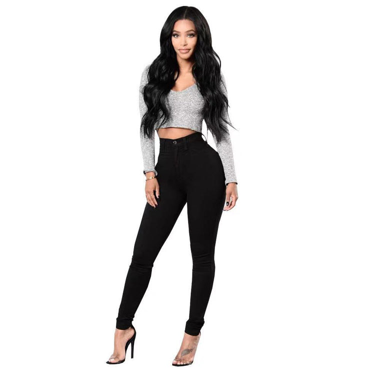 New Elastic Skinny Women's Small Feet Jeans