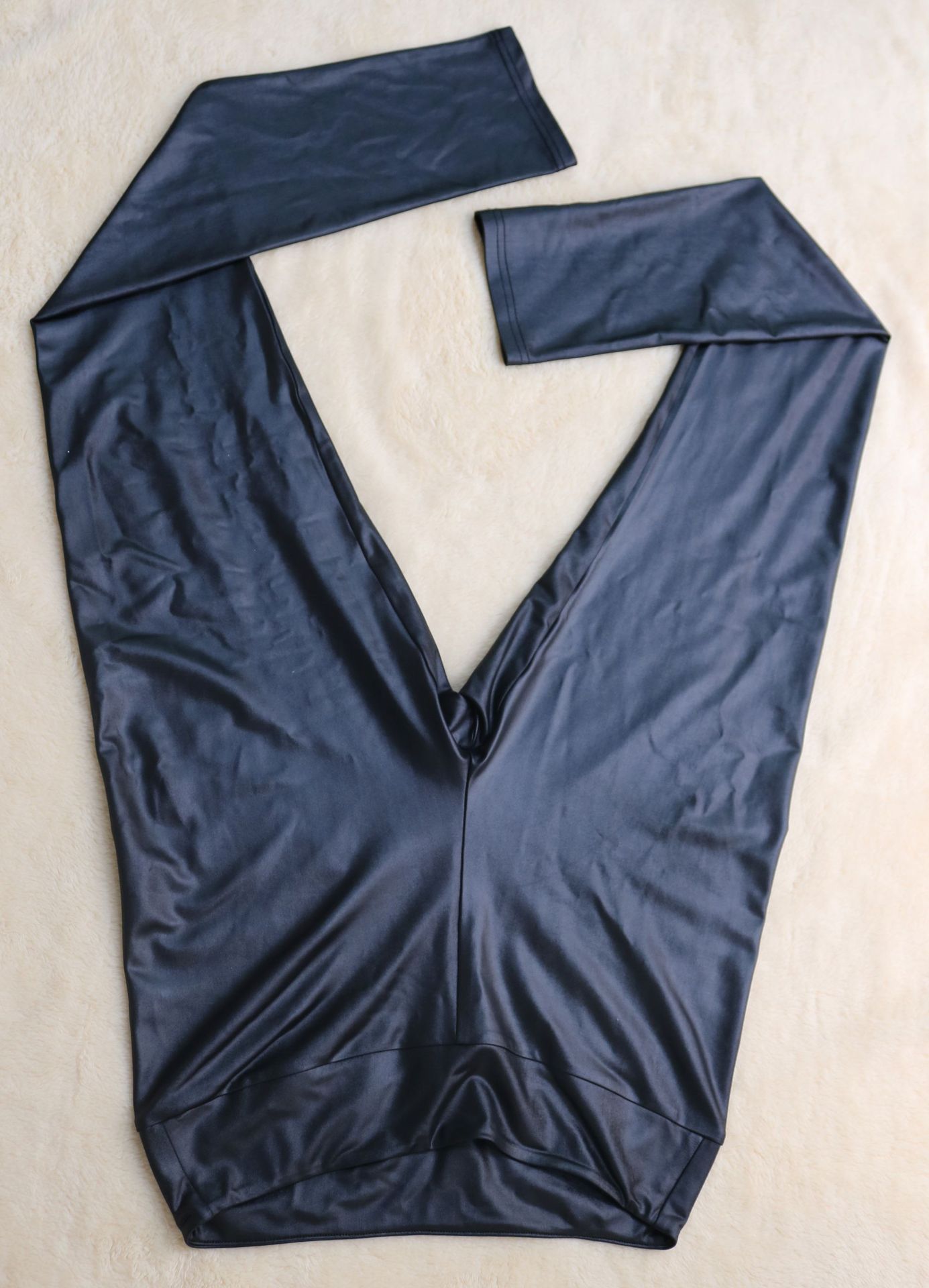 Calendered PU Imitation Polyester Calendered Slim Tights