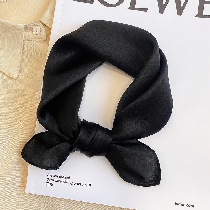 Scarf To Protect The Cervical Spine Autumn Thin Small Square Scarf Tie Hair Band