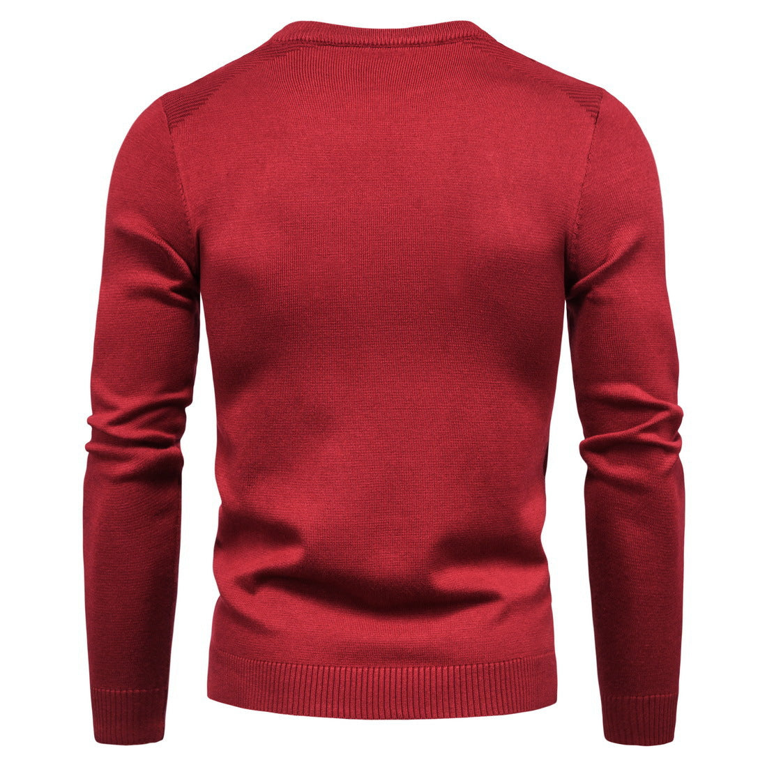Men's Diamond Check Sweater Bottoming Shirt