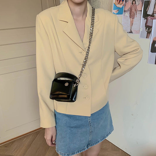 Fashion Small Bag Pu Casual All-Match Single Shoulder Messenger Female Bag