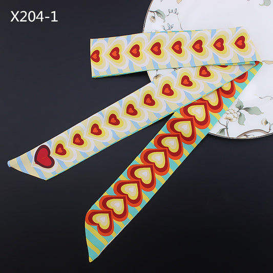 Korean love hair ribbon streamer