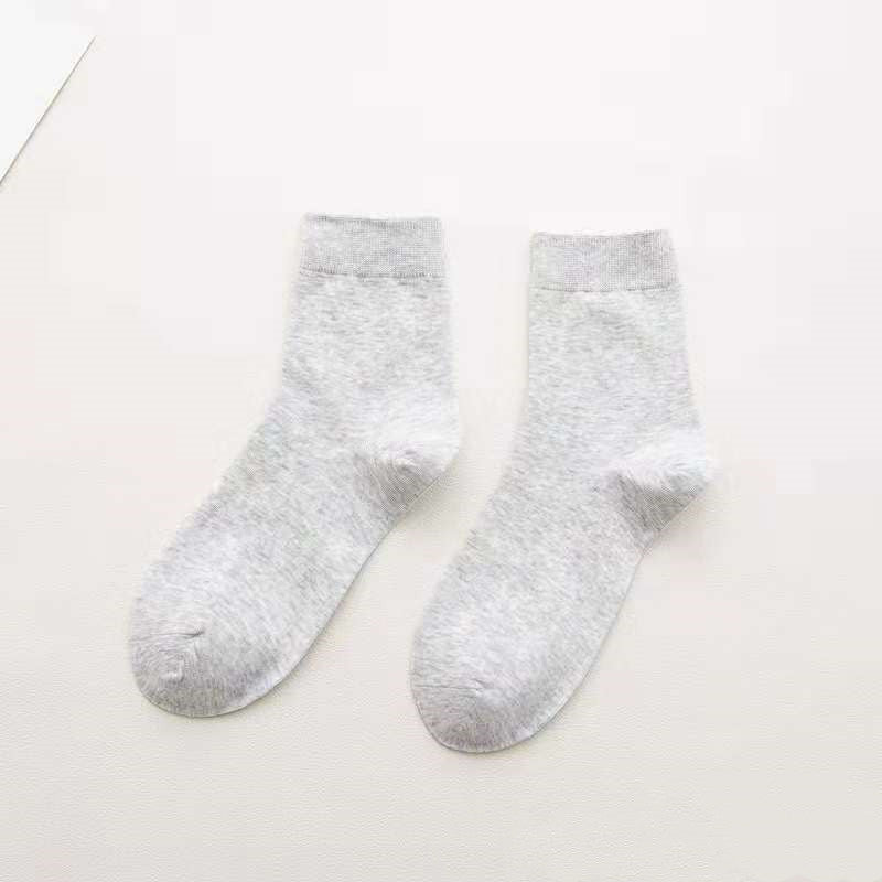 Women's Tube Socks Cotton Solid Color Socks