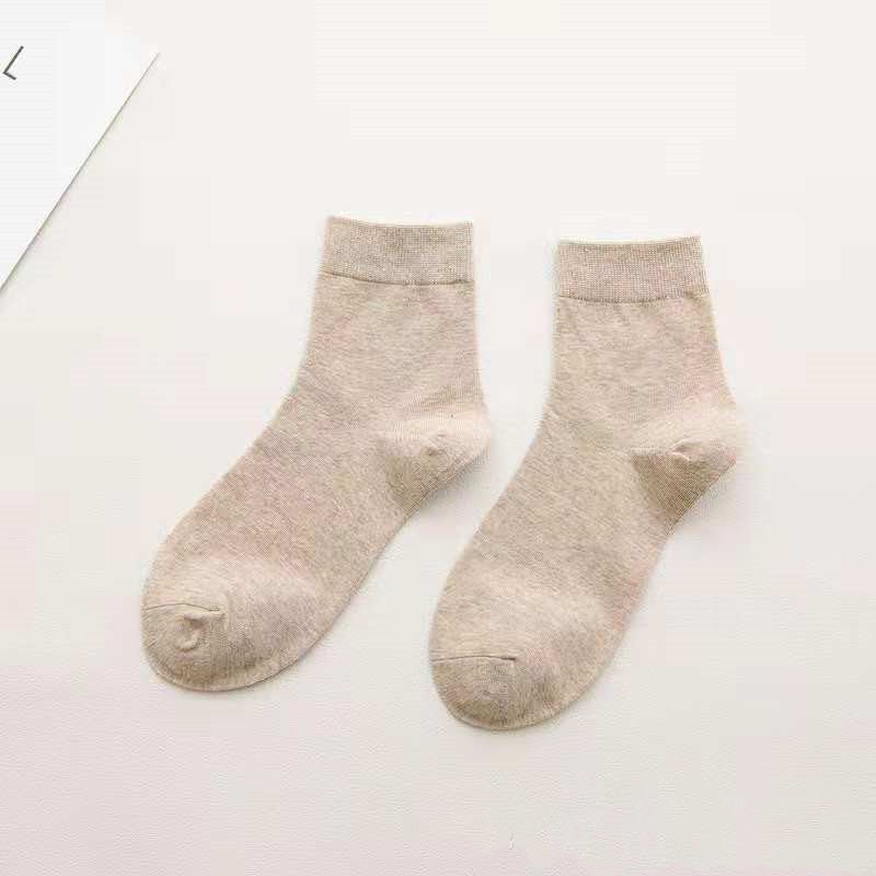 Women's Tube Socks Cotton Solid Color Socks