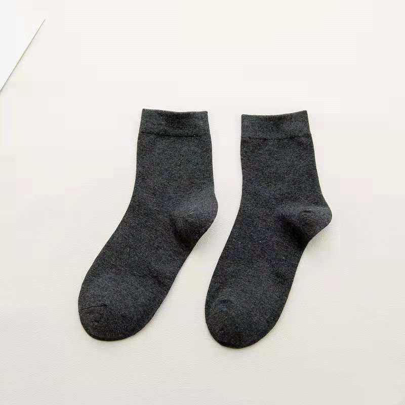 Women's Tube Socks Cotton Solid Color Socks