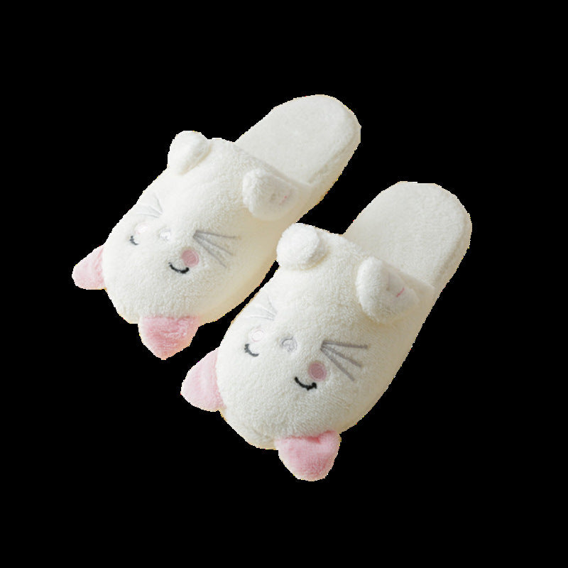 Autumn And Winter New Cute Cartoon Cat Home Drag Home Warm Lady