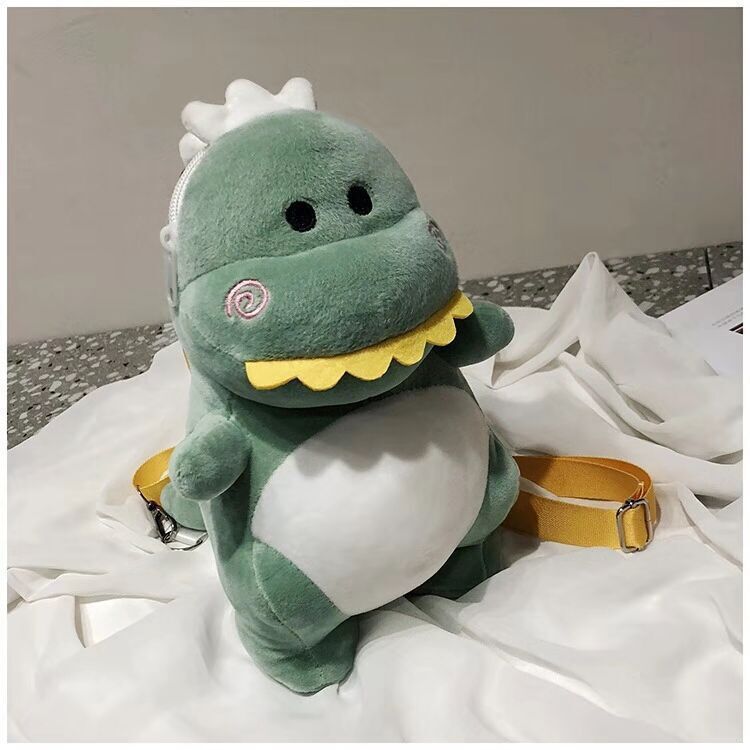 Cartoon Cute Dinosaur Backpack Doll Female Messenger Bag