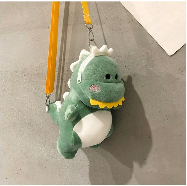 Cartoon Cute Dinosaur Backpack Doll Female Messenger Bag