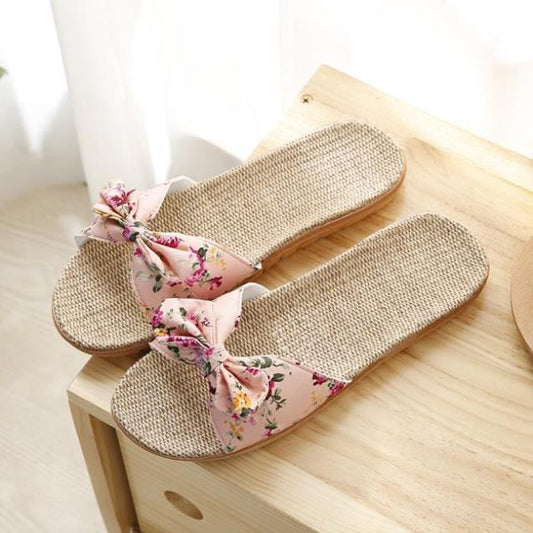 Home Slippers Indoor Summer Slippers Bottom Non-Slip European Style Lazy