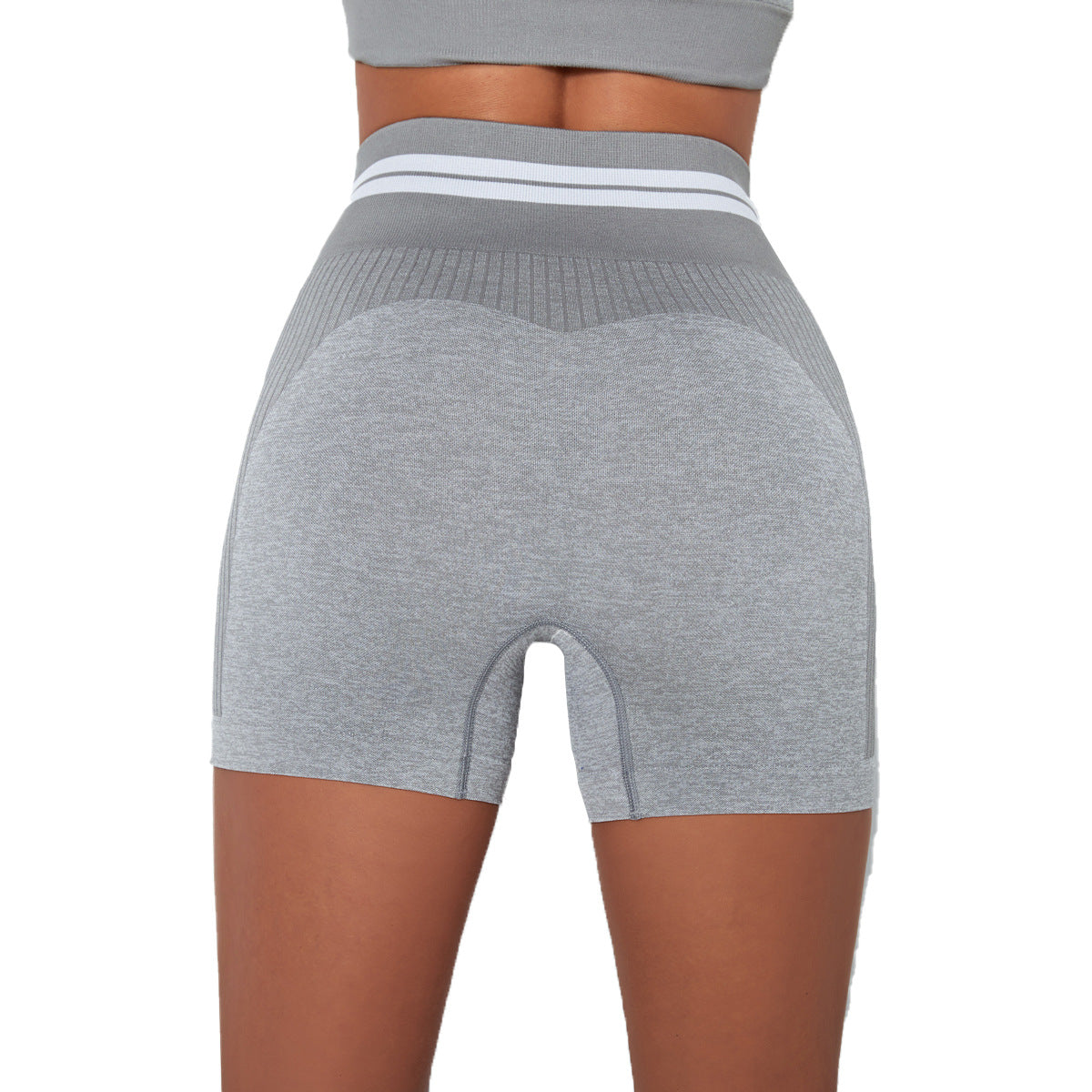 European And American New High-waisted Hip Sports Shorts