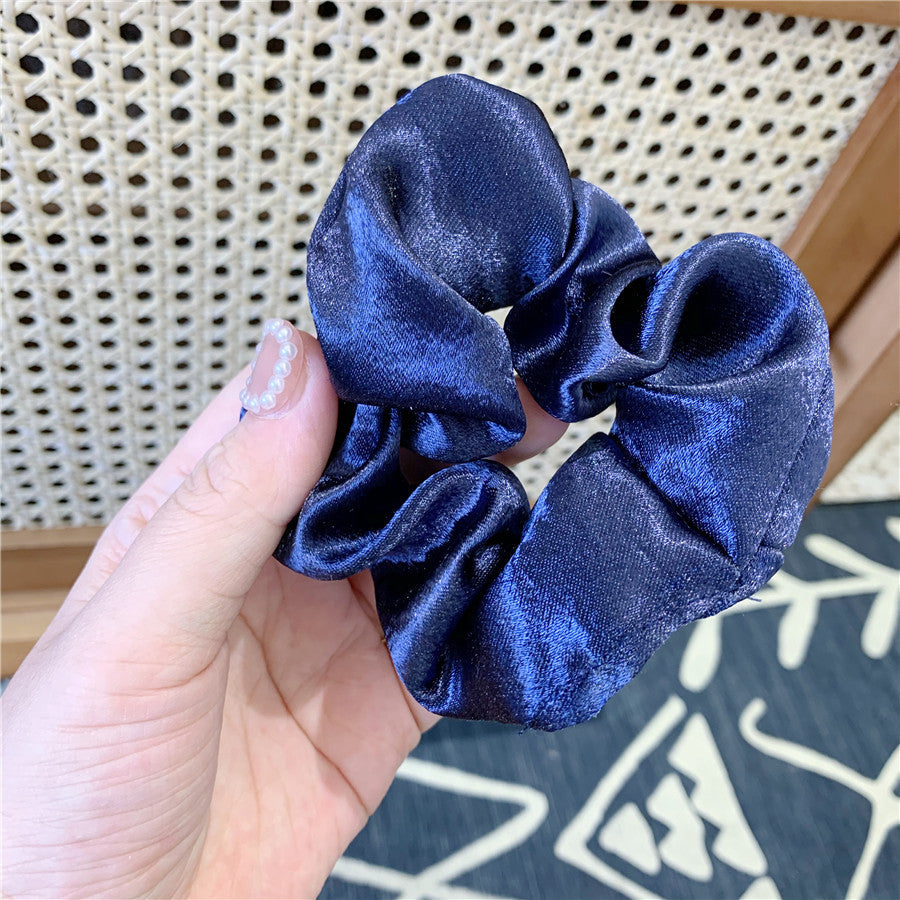 French Retro Gentle Temperament Horsetail Hair Rope