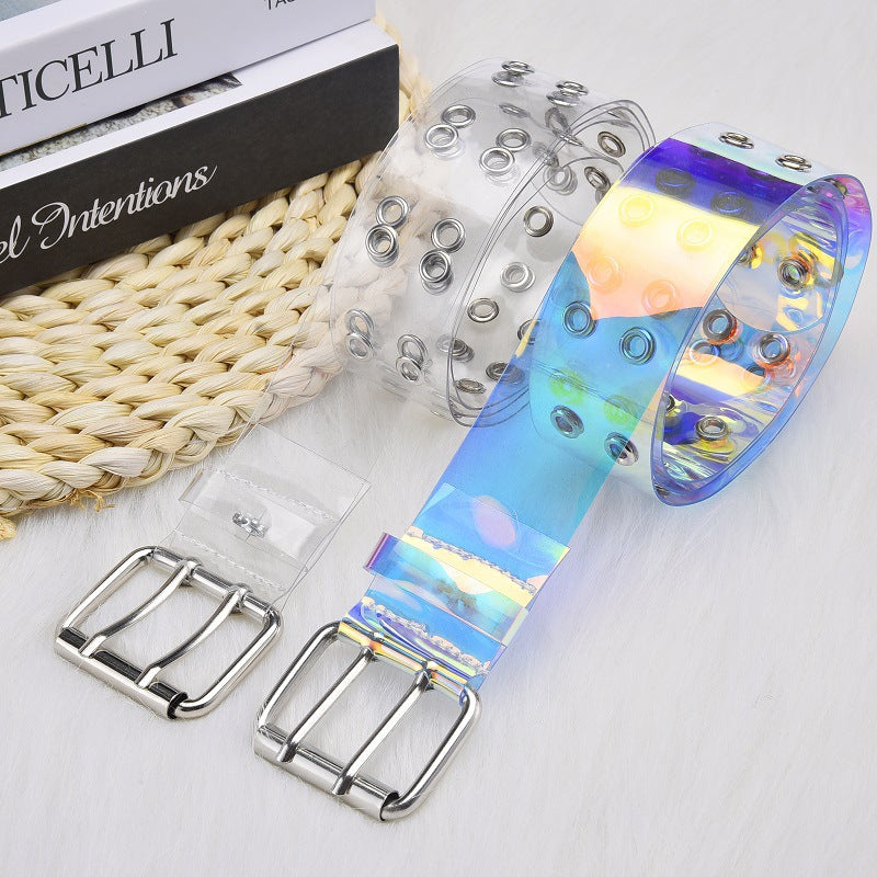 Europe And The United States Versatile Trend Men's And Women's Double Eye Belt