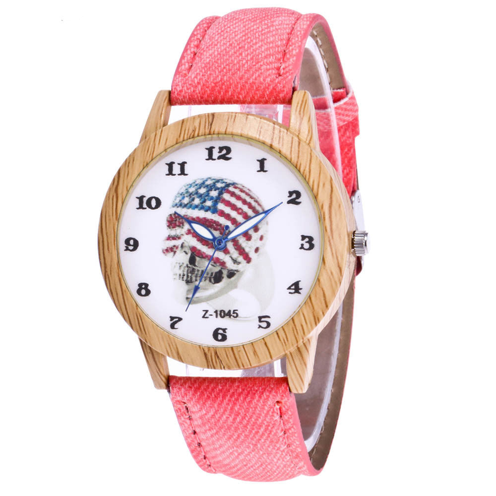 Halloween Gift Punk Skull Bone Watch