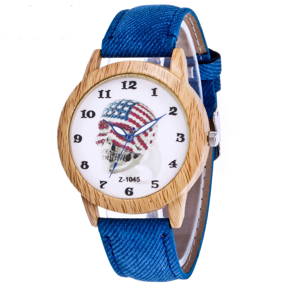 Halloween Gift Punk Skull Bone Watch