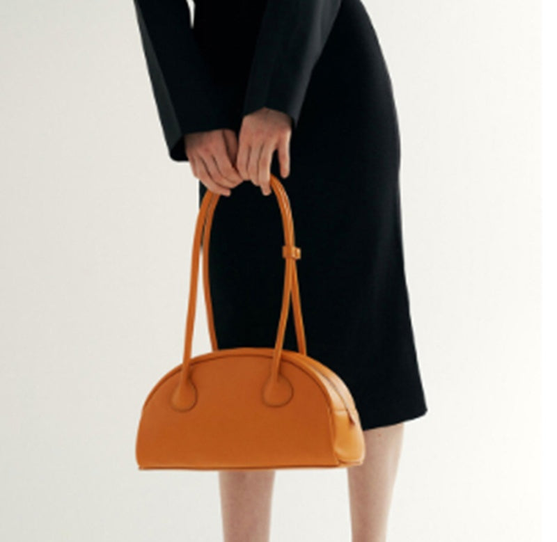 Semi-circular Fashion Large-capacity Shoulder Handbag