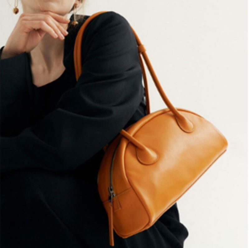 Semi-circular Fashion Large-capacity Shoulder Handbag