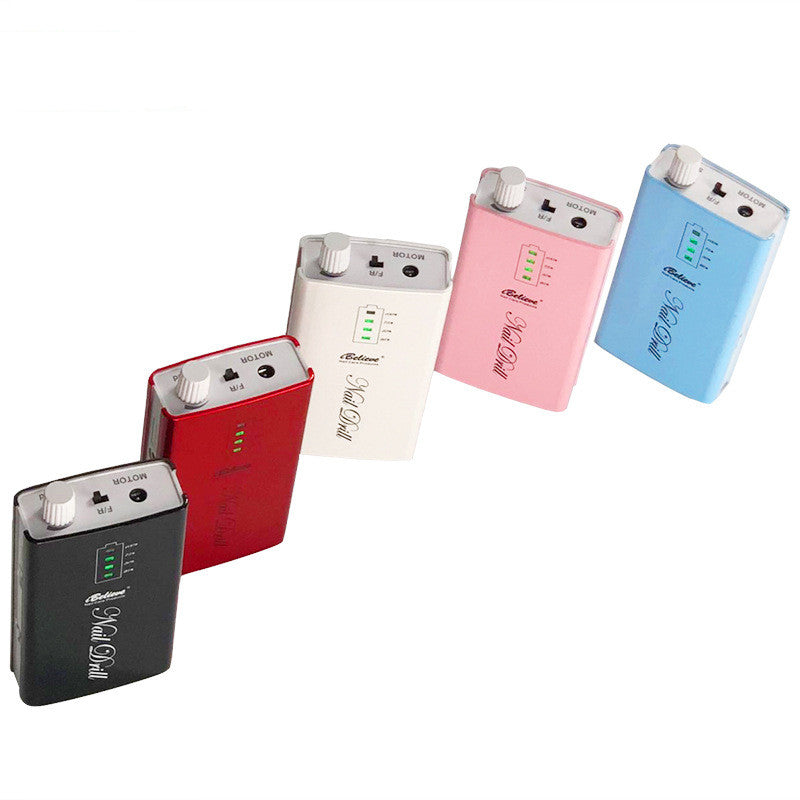 Nail Polisher With Rechargeable Electric Grinder
