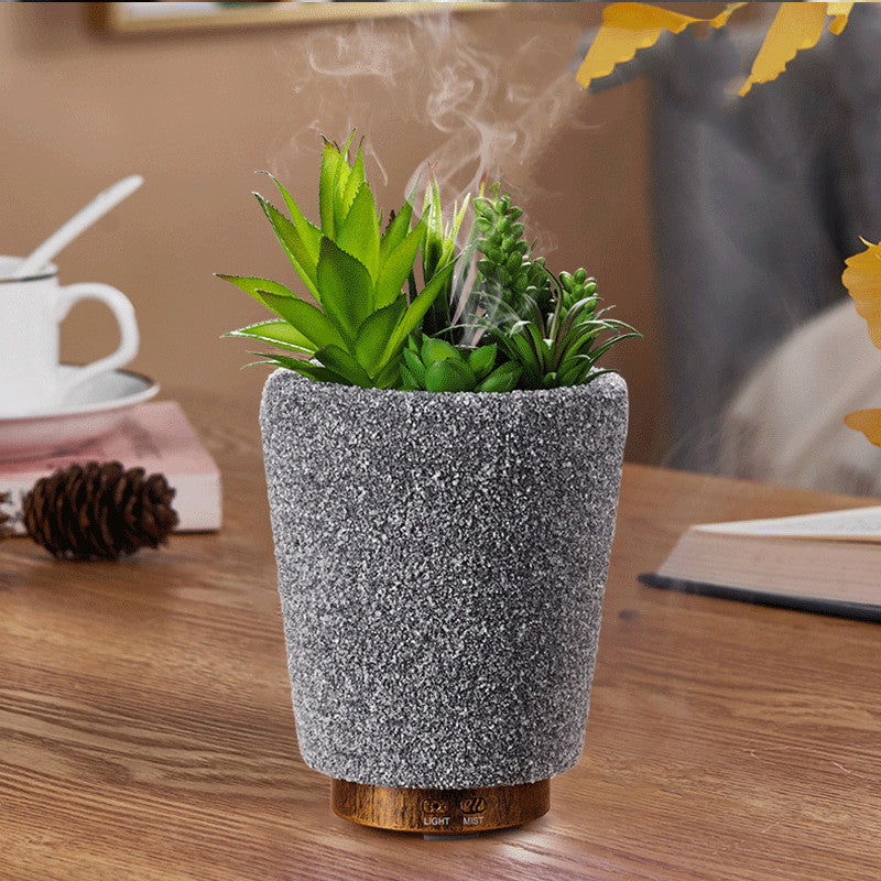 Simulation Of Green Plant Ultrasonic Aromatherapy Humidifier