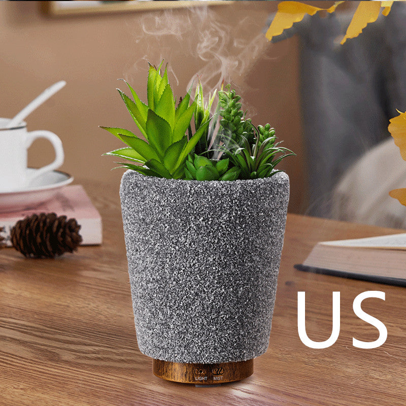 Simulation Of Green Plant Ultrasonic Aromatherapy Humidifier