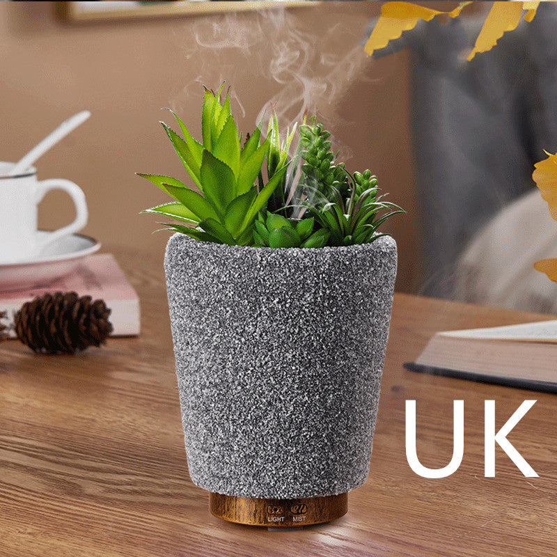 Simulation Of Green Plant Ultrasonic Aromatherapy Humidifier