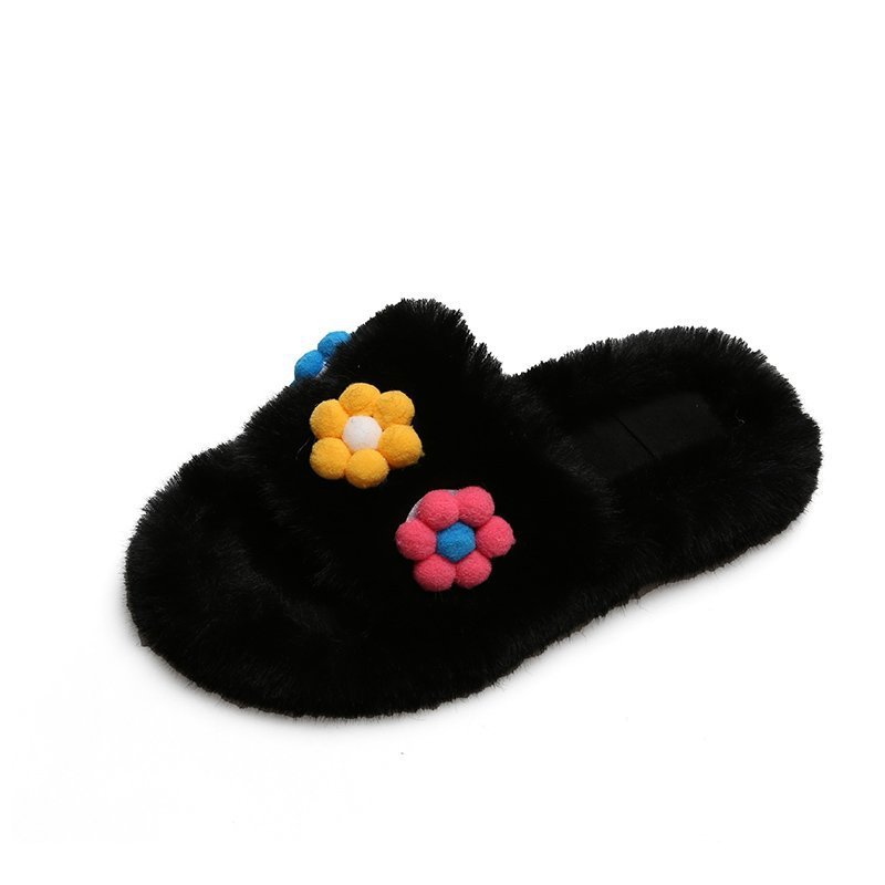 Women's Soft Plush Lightweight House Slippers Non Slip Cross Band Slip On Toe Cozy Indoor Outdoor Slippers