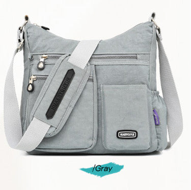 Women's Messenger Bag Cloth Bag Water Repellent Female Middle-Aged Fashionable Nylon Cloth