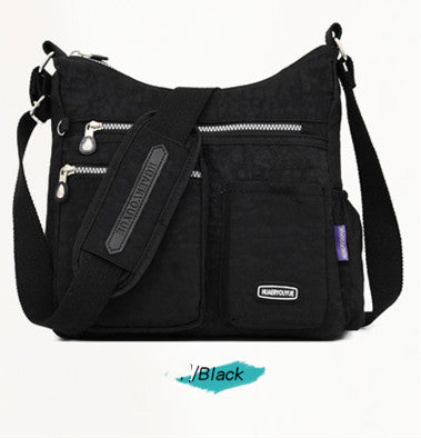 Women's Messenger Bag Cloth Bag Water Repellent Female Middle-Aged Fashionable Nylon Cloth