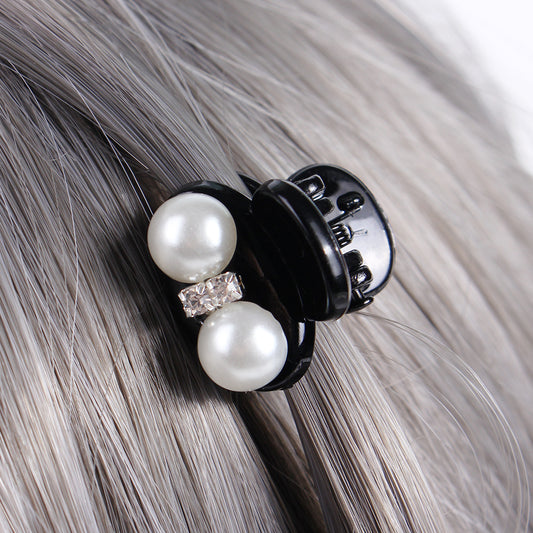 Korean Version Of Rhinestone Black Elegant Hair Scratch