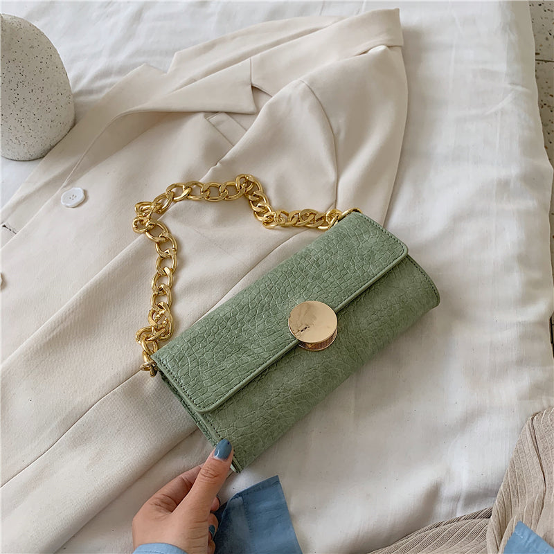 Net Red Texture Portable Chain Bag Shoulder Armpit Bag