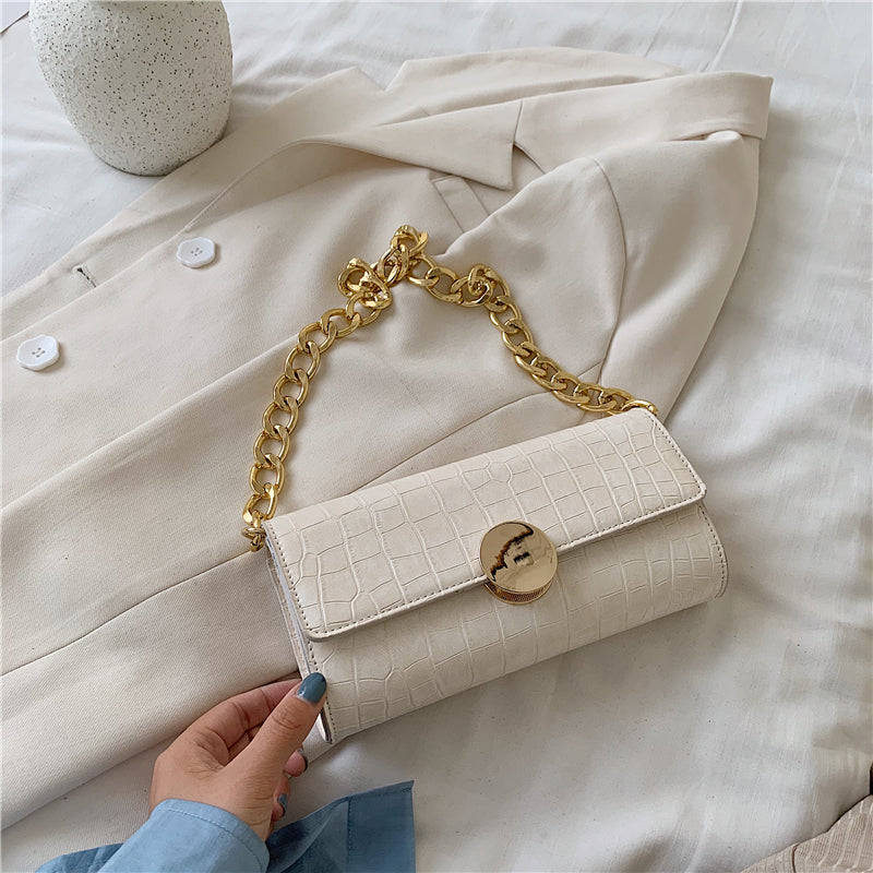 Net Red Texture Portable Chain Bag Shoulder Armpit Bag