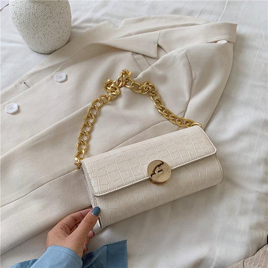 Net Red Texture Portable Chain Bag Shoulder Armpit Bag