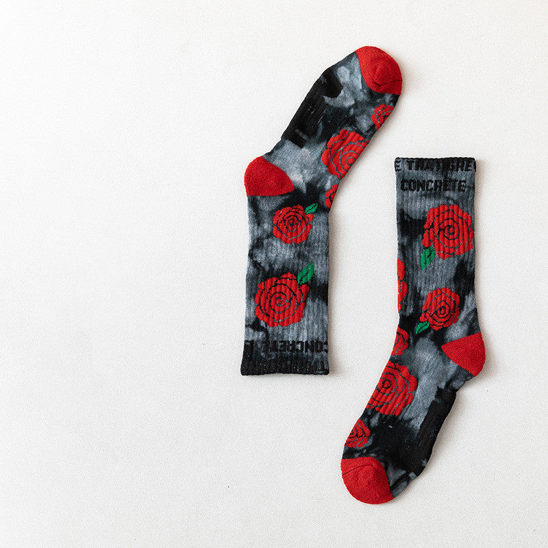 Personality Socks Couple Sports Mid-Tube Women's Socks High-Tube