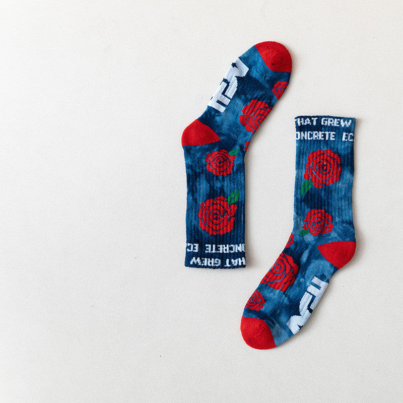 Personality Socks Couple Sports Mid-Tube Women's Socks High-Tube