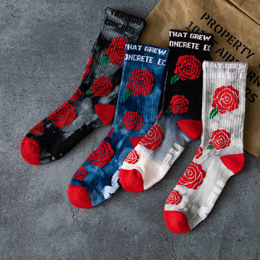 Personality Socks Couple Sports Mid-Tube Women's Socks High-Tube