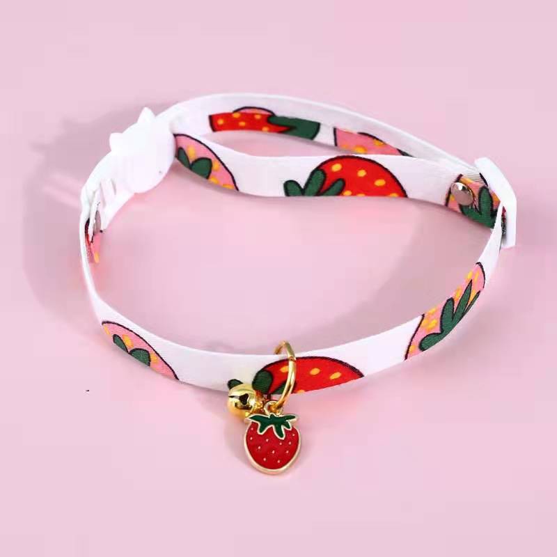 Cat Daisy Collar Bow Cat Necklace Pendant Cowboy Bells