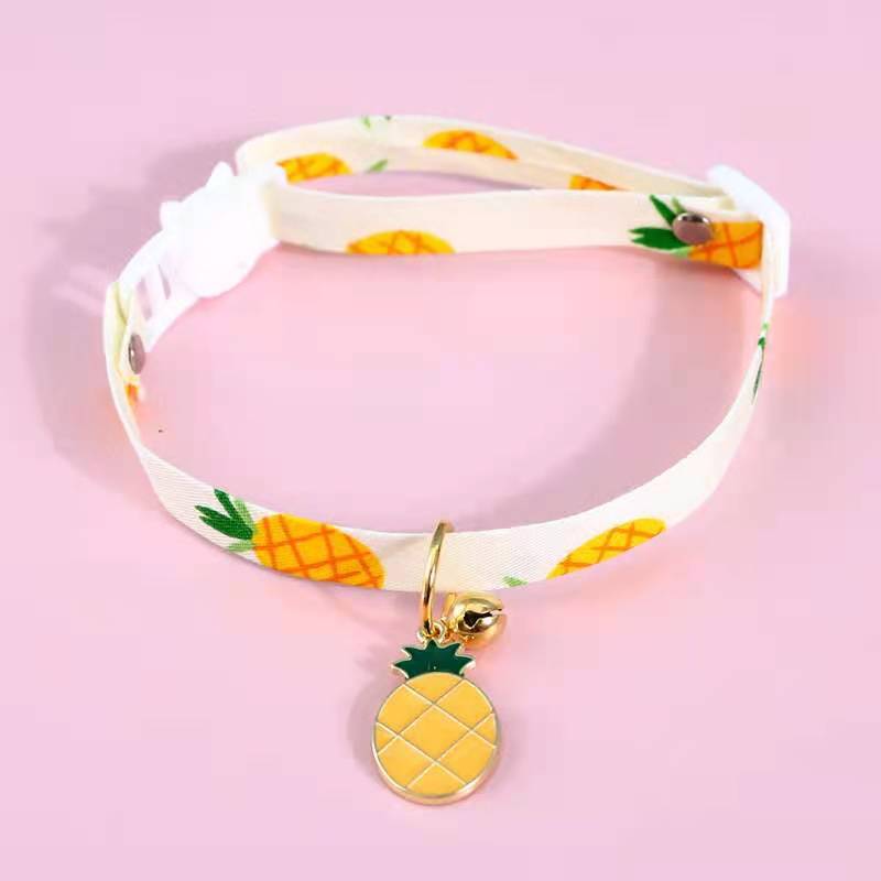 Cat Daisy Collar Bow Cat Necklace Pendant Cowboy Bells
