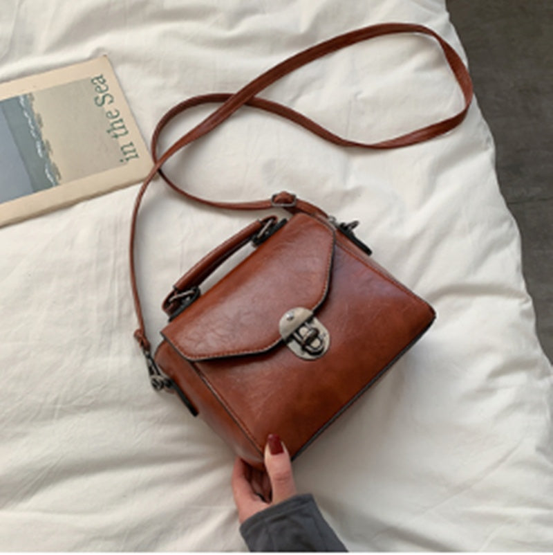 Fashion Diagonal Skuldertaske Enkel All-match Håndtaske