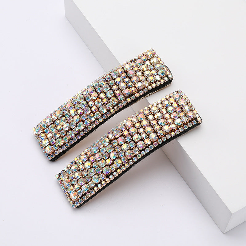 Creative Flannel Rhinestone Full Rhinestone Hairpin Set