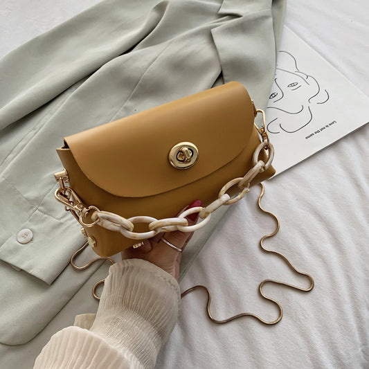 Koreansk stil All-match Messenger Bag Fashion Mini Kædetaske
