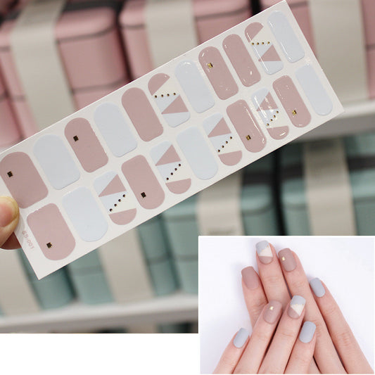 Nail Art Stickers Waterproof Colorful Christmas Letters