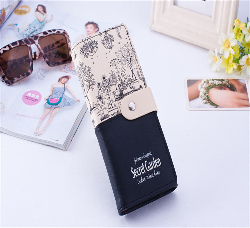 Large capacity ladies wallet