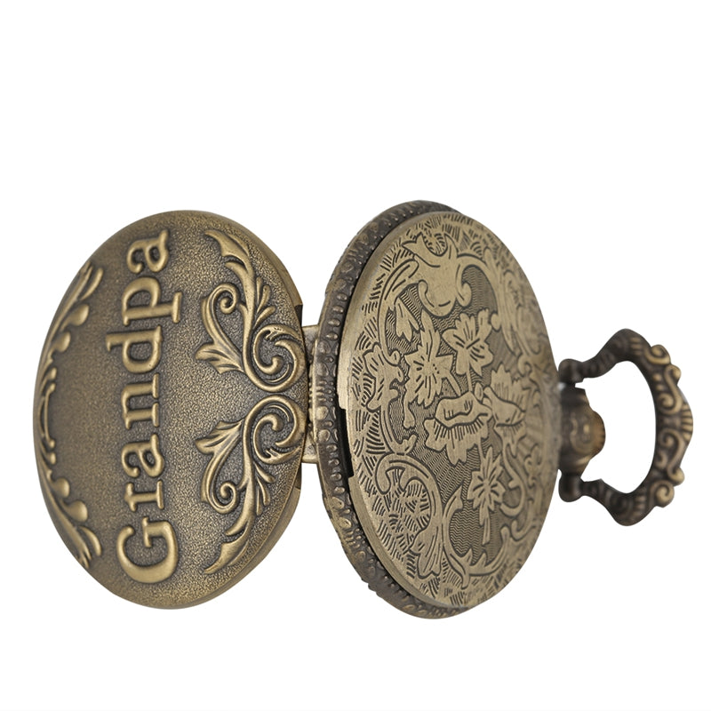 Vintage Grandpa Green Ancient Pocket Watch
