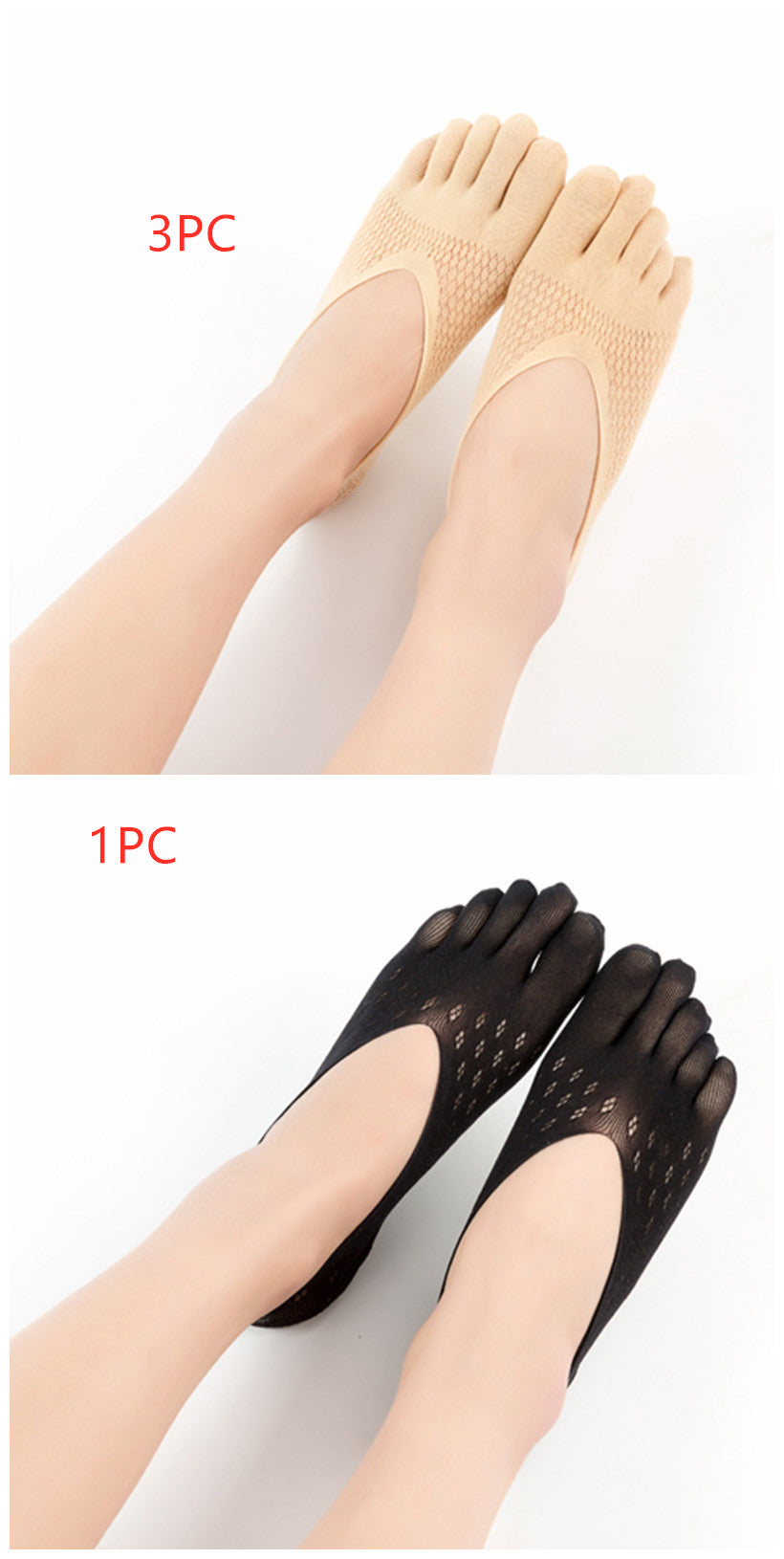 Women's 5 Toe Socks