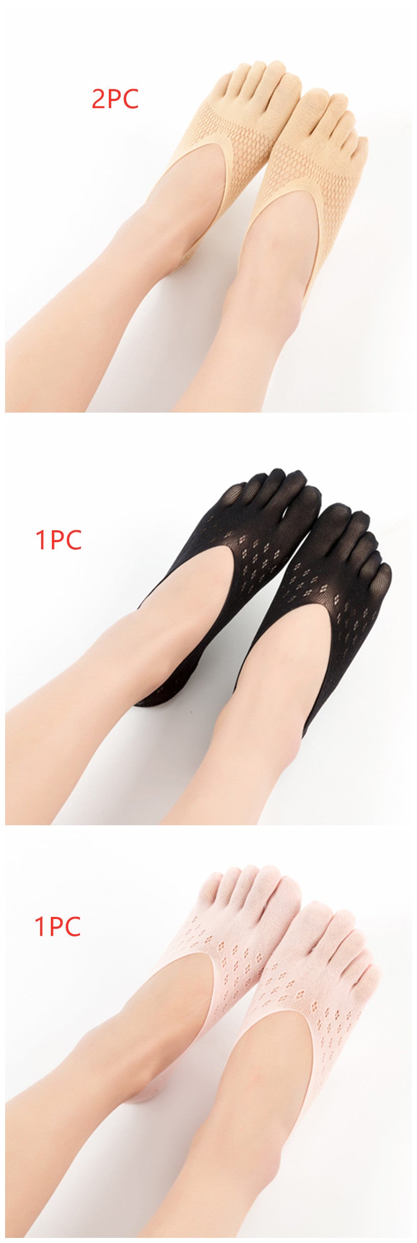 Women's 5 Toe Socks