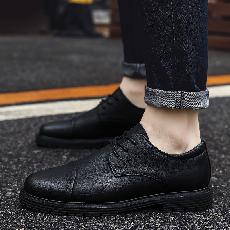 Men's Casual Leather Shoes Are Increased In Business Formal Wear