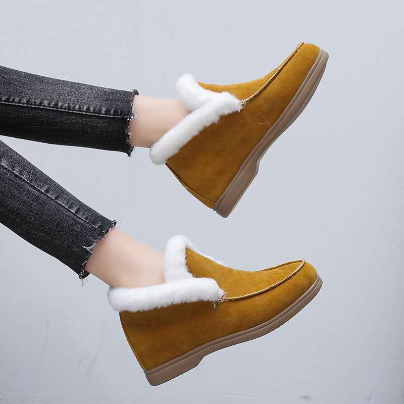 Round Toe Fashion Short Boots Women Foreign Trade New Warm Martin Boots