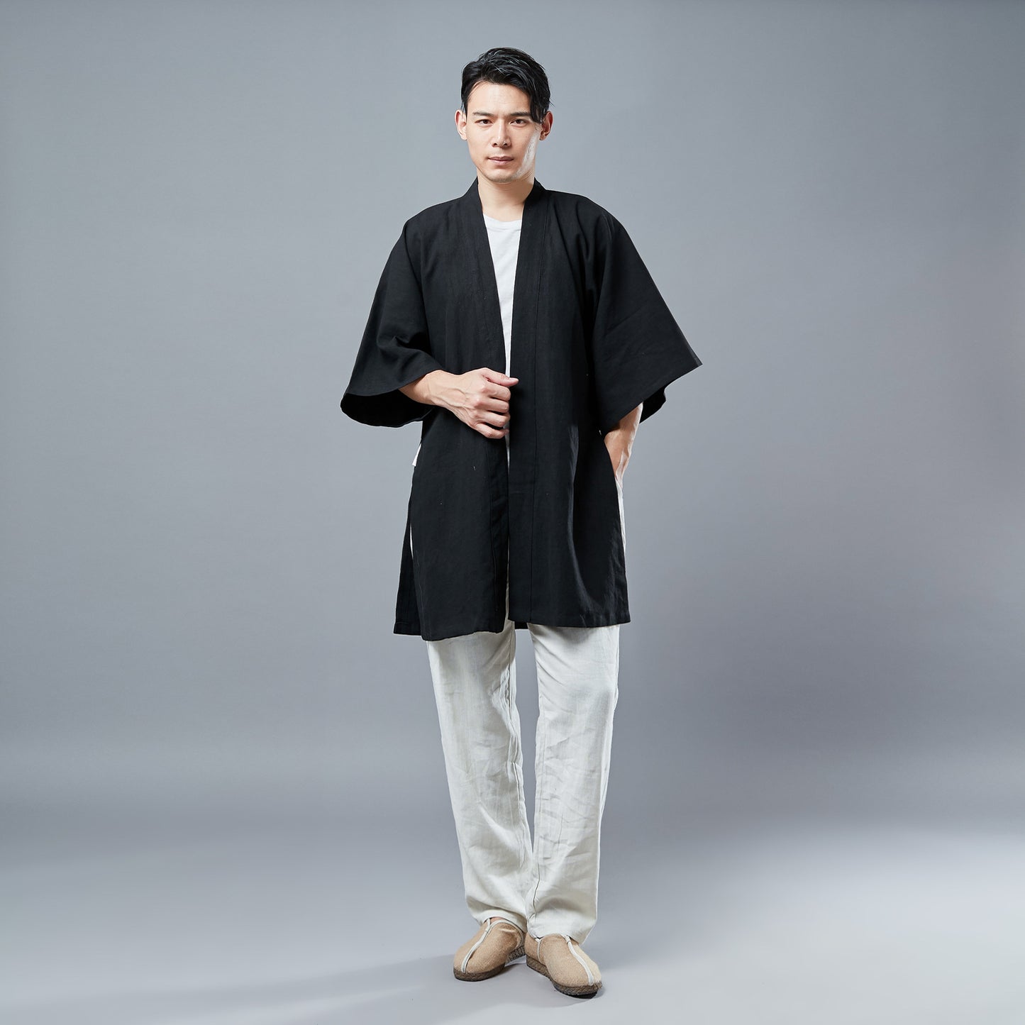 Middle-Sleeved Han Jacket for Men In Thin Style