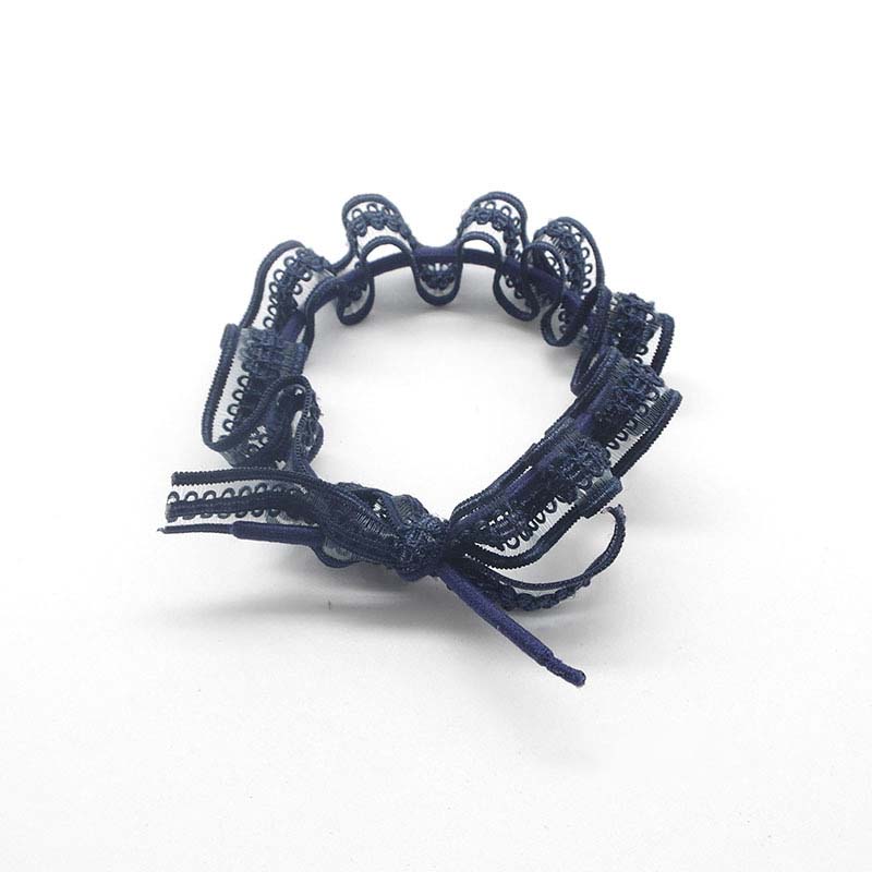 Fashionable And Simple Lady Style Lace Knotted Hair Circle