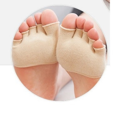 Forefoot Half Invisible Open Toe Five-finger Socks